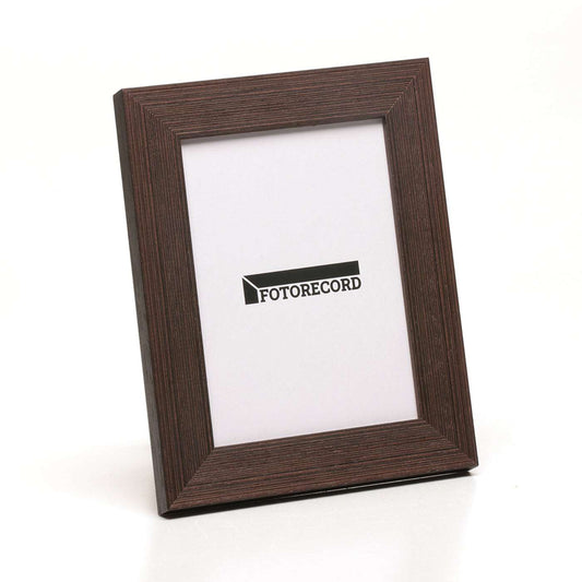 Cornice fotografica in legno Zigrinato Opaco colore Marrone - 30CAFFE