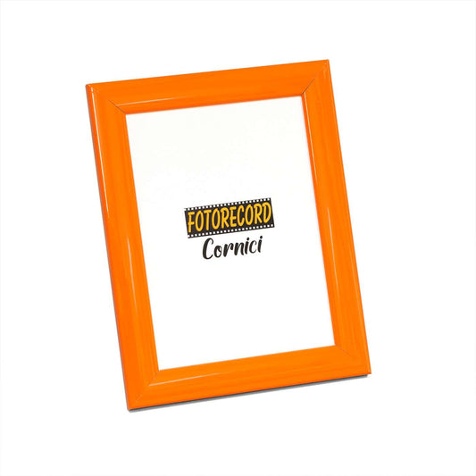 Cornice portafoto arancione laccato lucido - A2L25AR Fotorecord