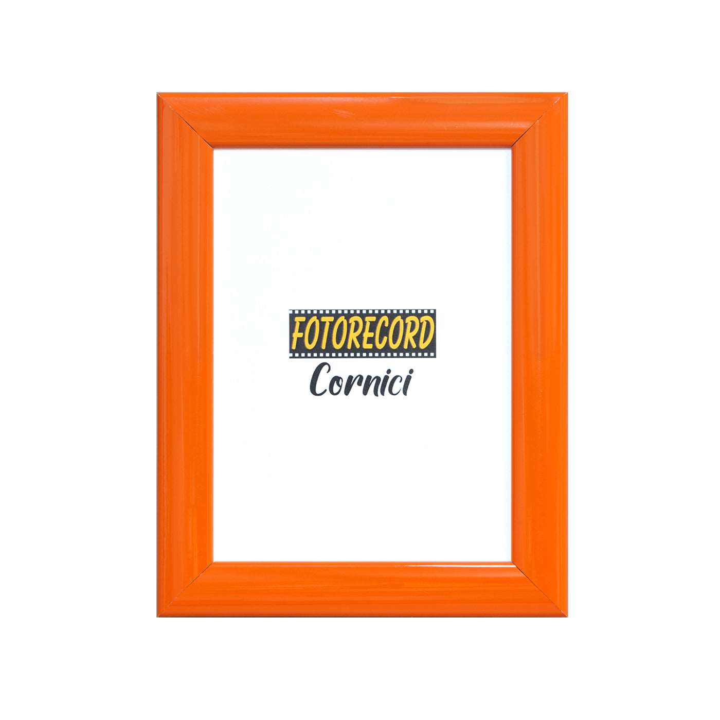 Cornice portafoto arancione laccato lucido - A2L25AR Fotorecord