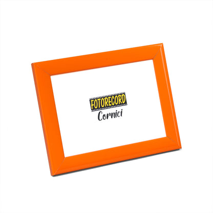 Cornice portafoto arancione laccato lucido - A2L25AR Fotorecord