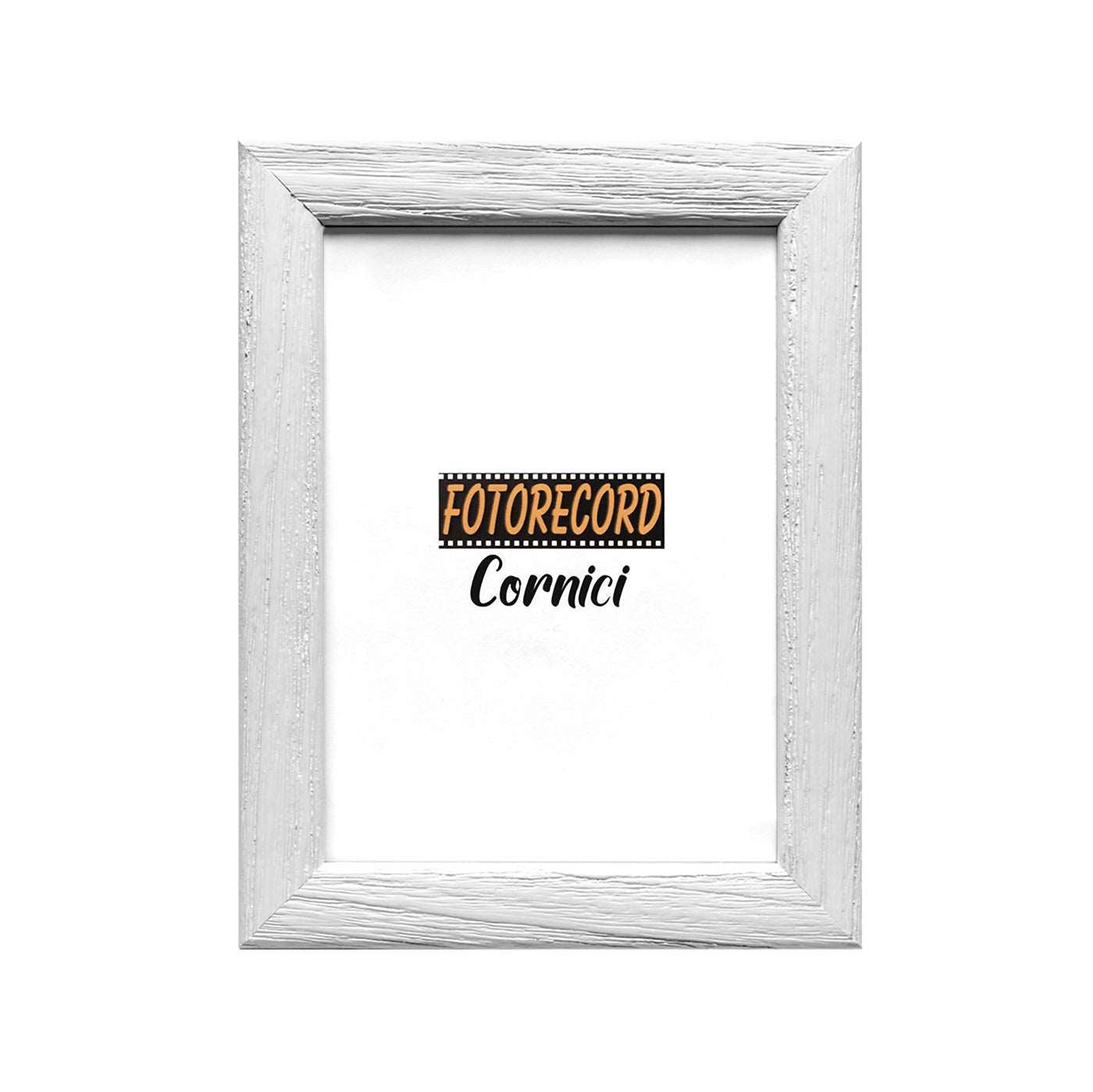 Cornice portafoto bianca a poro aperto - A230BIA Fotorecord