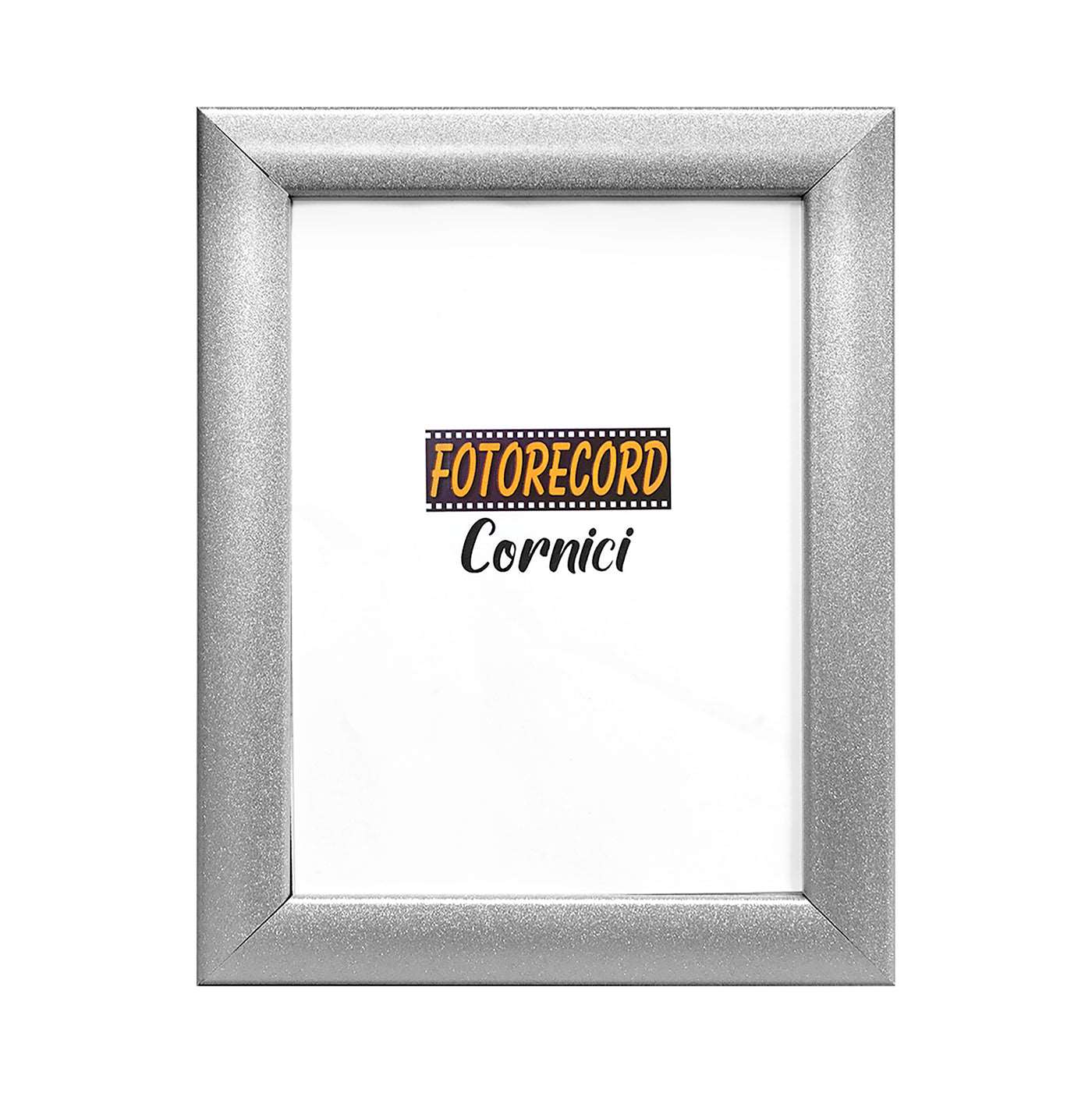 Cornice portafoto brillantinato argento - A59051AR Fotorecord
