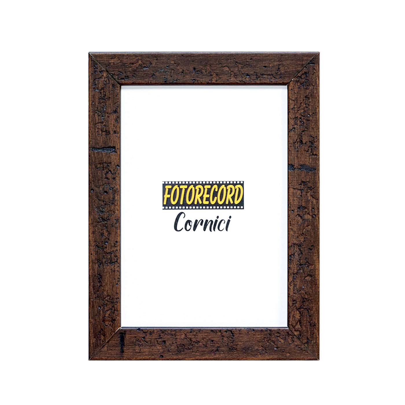 Cornice portafoto in legno anticato - A43861N Fotorecord