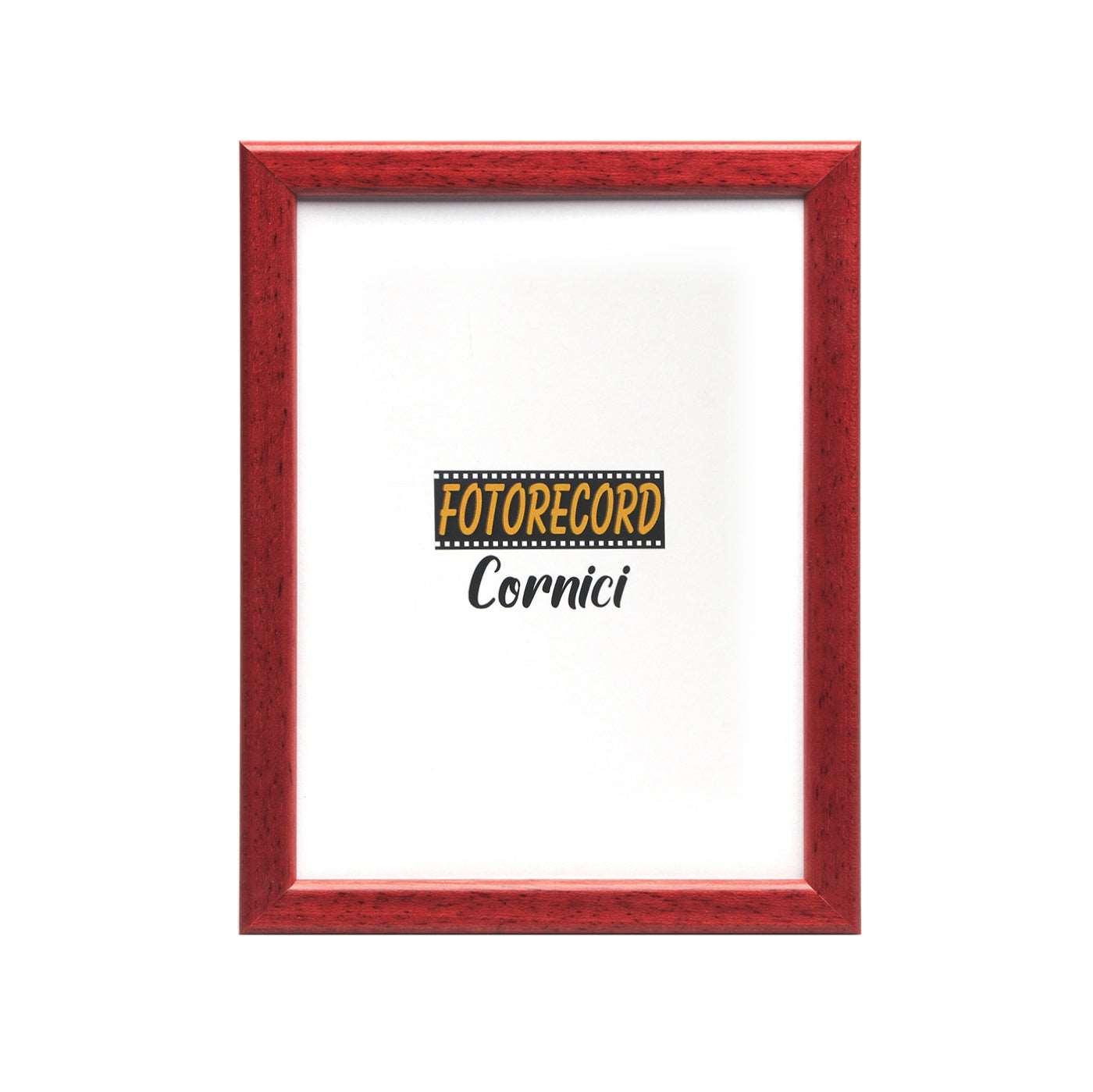 Cornice portafoto in legno color rosso - A53329RS Fotorecord