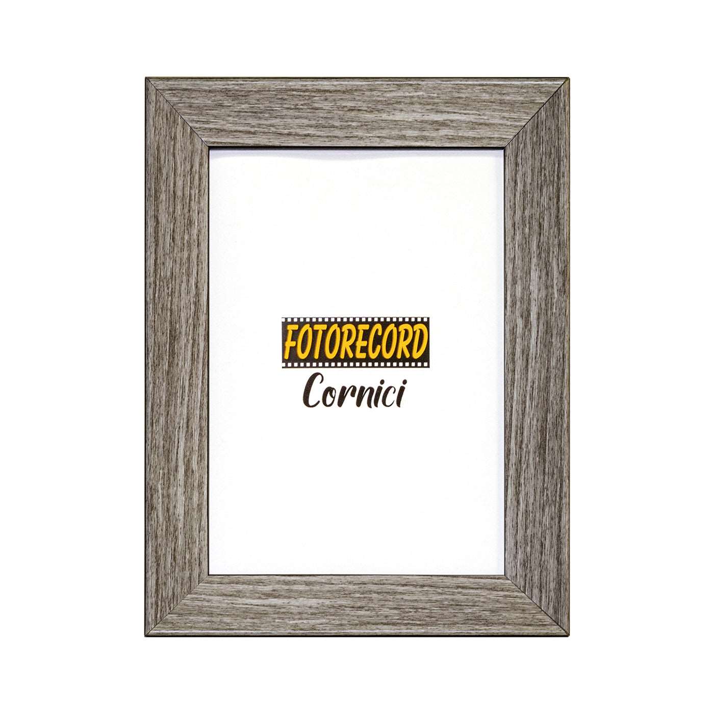 Cornice portafoto in legno grigio poro aperto - A284GRI Fotorecord
