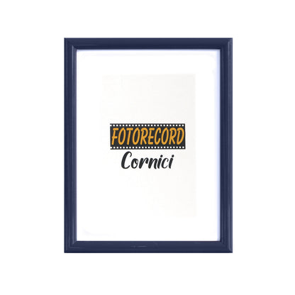 Cornice portafoto in legno laccato blu - A21501BL Fotorecord