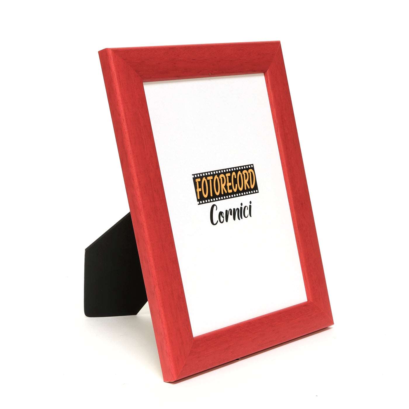 Cornice portafoto in legno rosso opaco - A272ROS Fotorecord