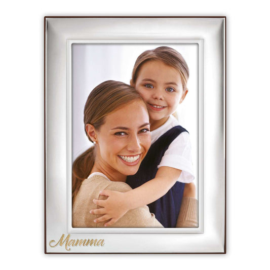 Cornice portafoto in silver per la festa della mamma - FR417713444 Fotorecord