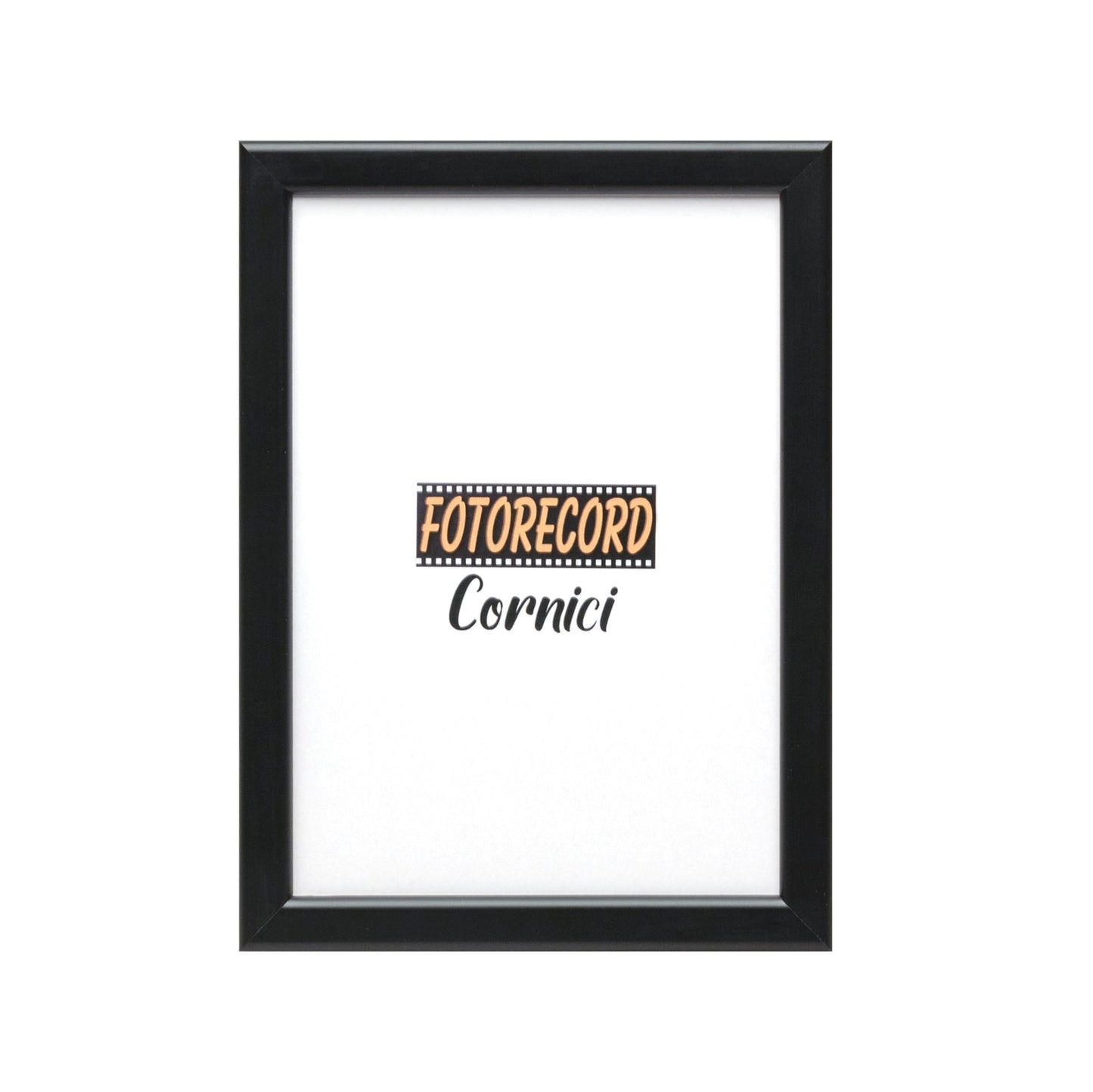 Cornice portafoto nero opaco con angoli smussati - A2I5529NO Fotorecord