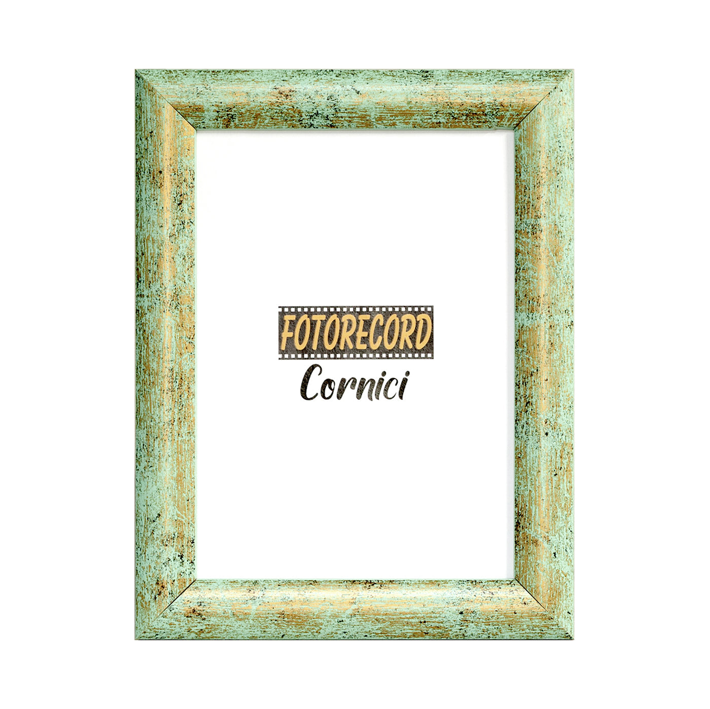 Cornice portafoto verde e oro - A7603VEORO Fotorecord