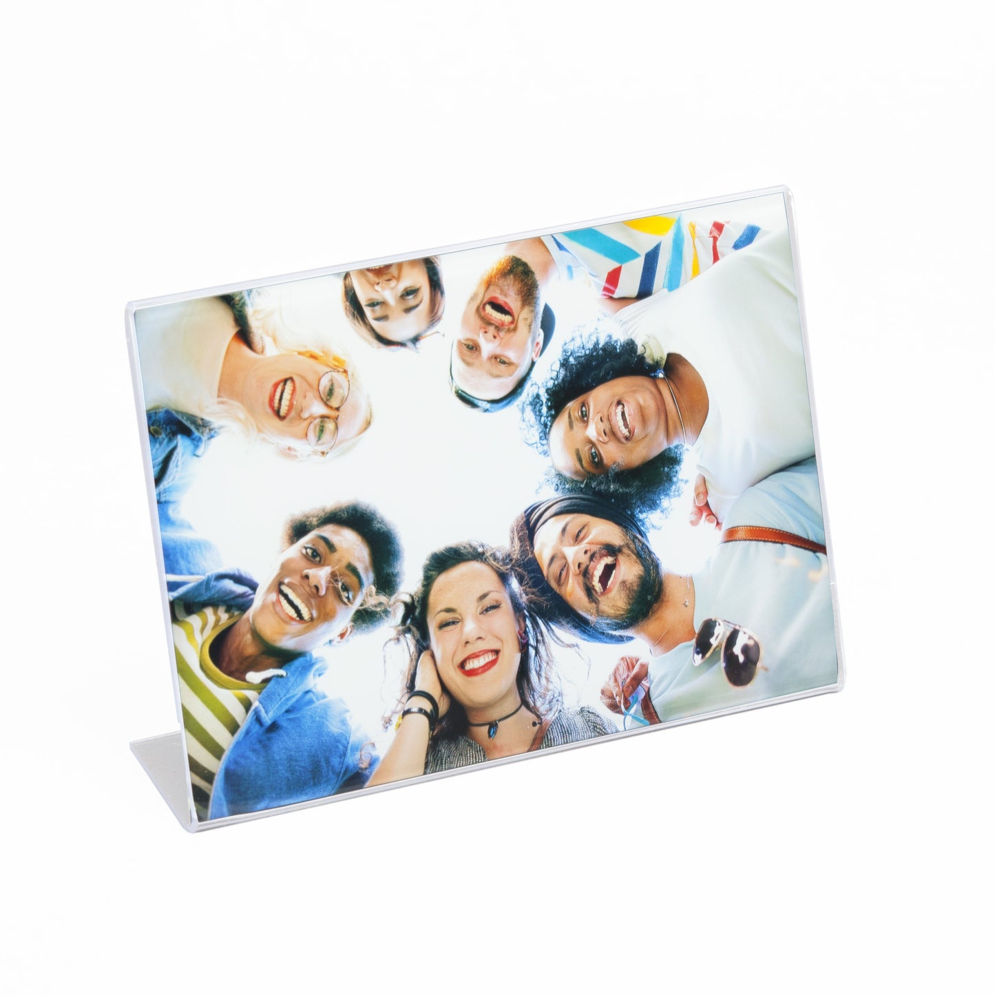 Espositore portafoto in plexiglass orizzontale Fotorecord