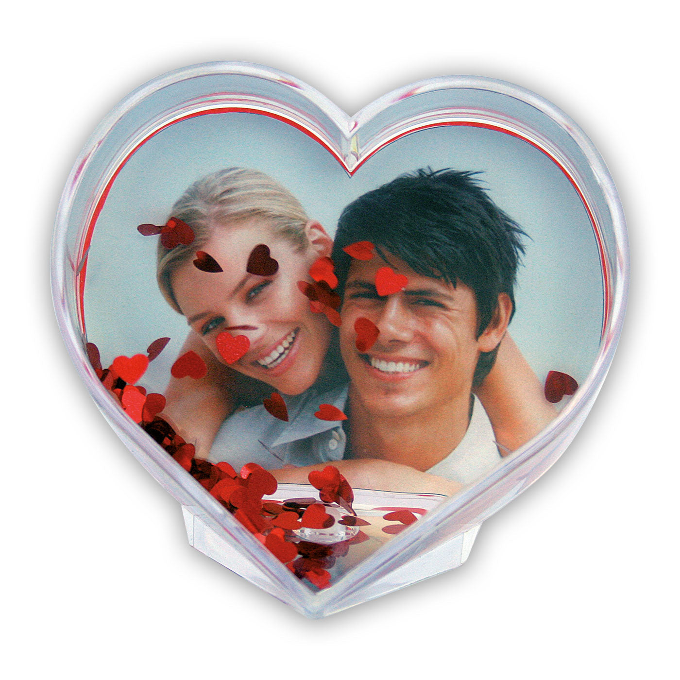 Gadget portafoto a forma di cuore a tema San Valentino - FR0302009