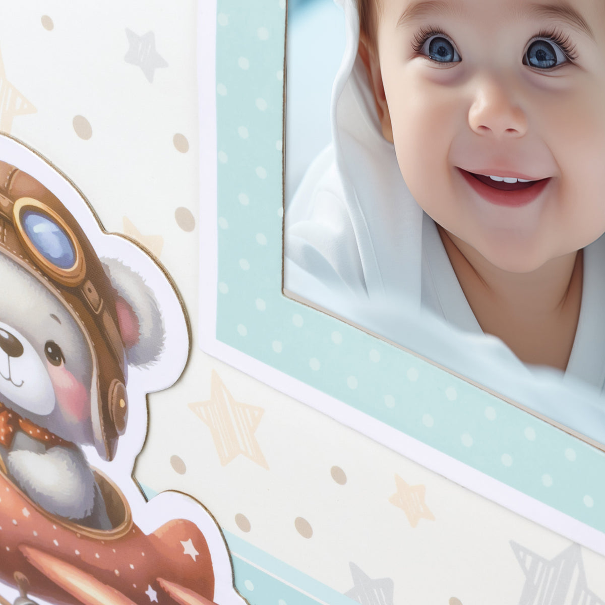Album a tasche Bimbo con Diario Brian Blu, 200 foto 11x16 cm | FRAZ0233