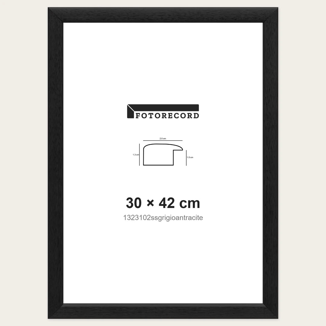 Kit Cornice Completa 30x42 cm — Grigio Satinato | 1323102ssgrigioantracite