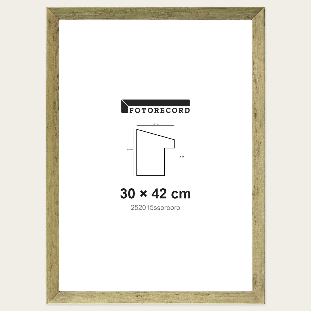 Kit Cornice Completa 30x42 cm — Oro Satinato | 252015ssorooro