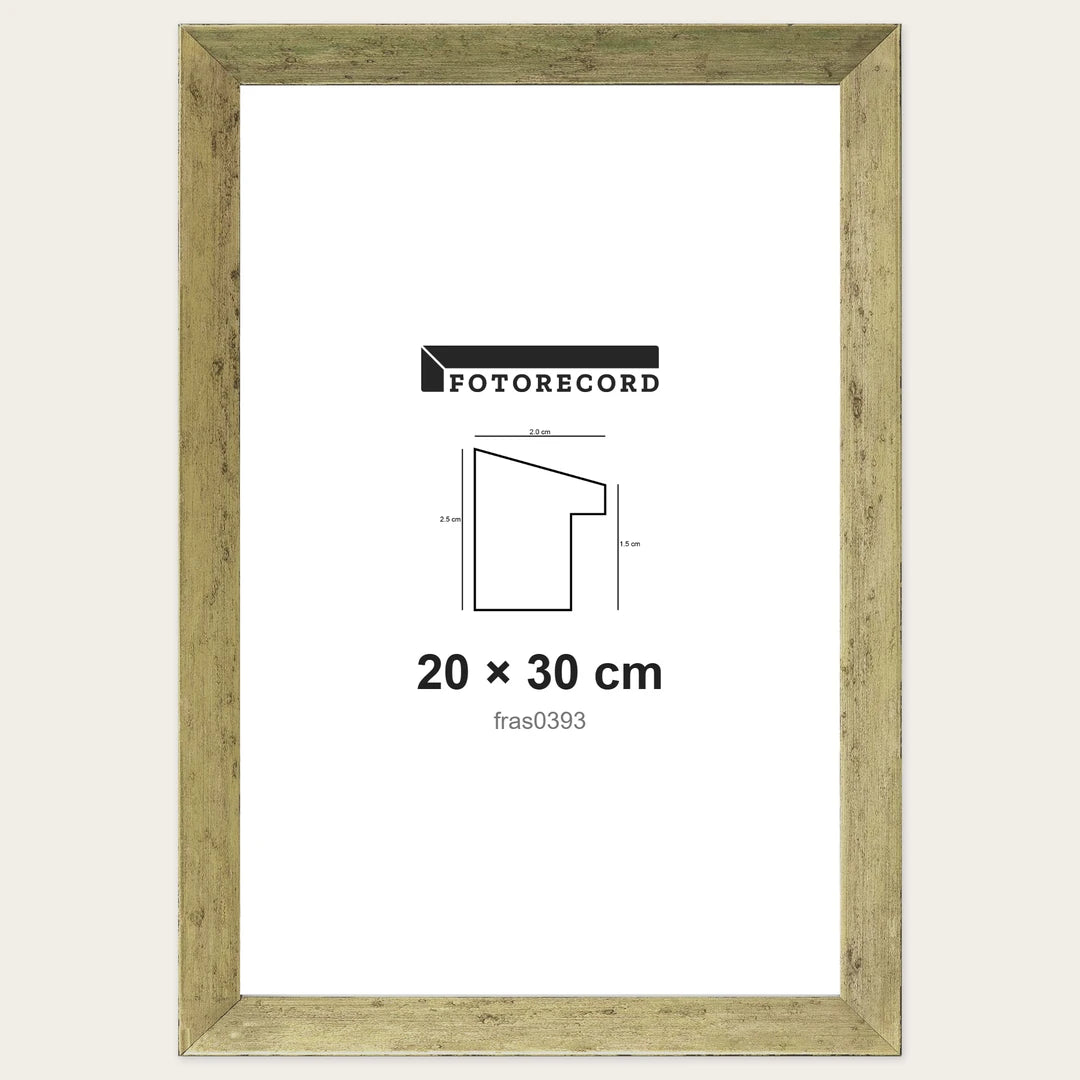 Kit Cornice Completa 20x30 cm — Oro Satinato | fras0393