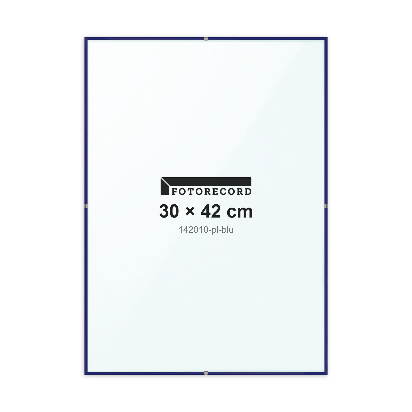 Montatura a giorno 30x42 cm -- Blu Lucida | 142010-pl-blu