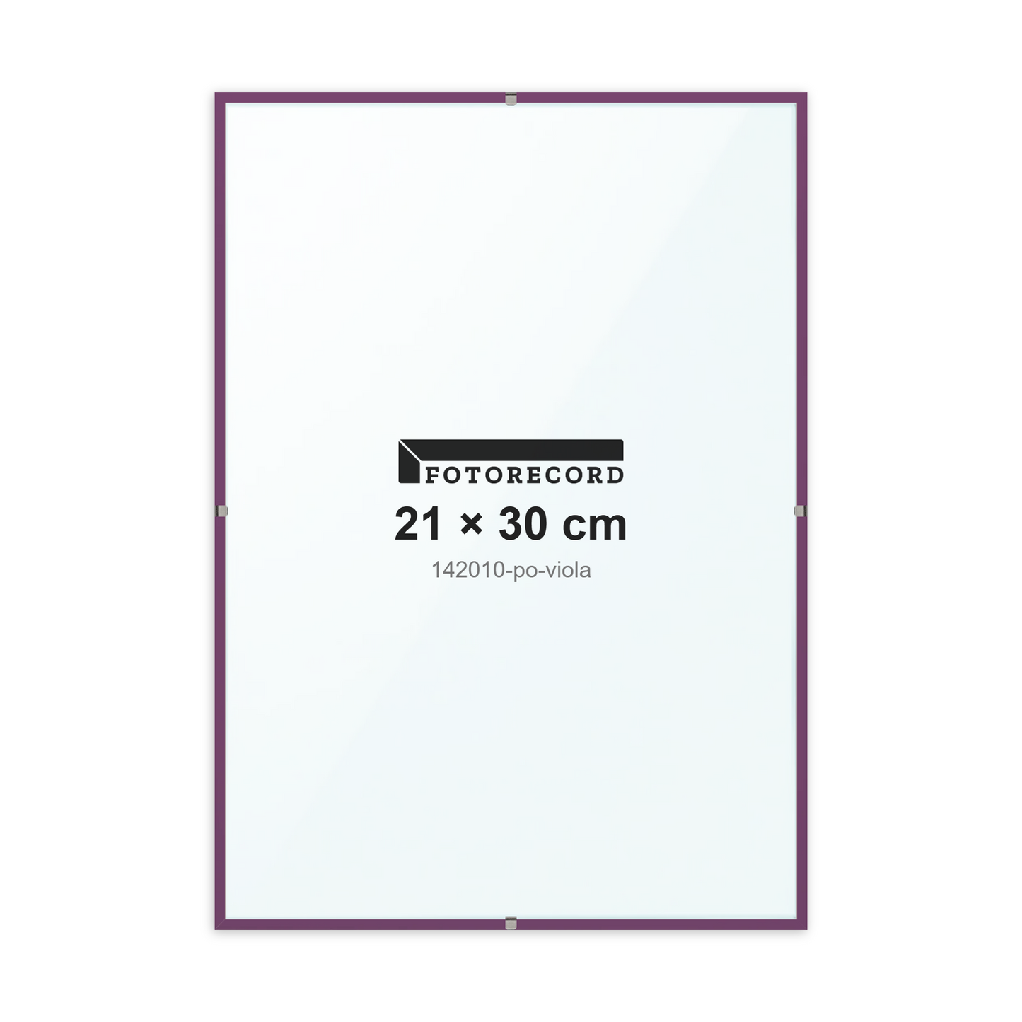 Montatura a giorno 21x30 cm -- Viola Opaca | 142010-po-viola