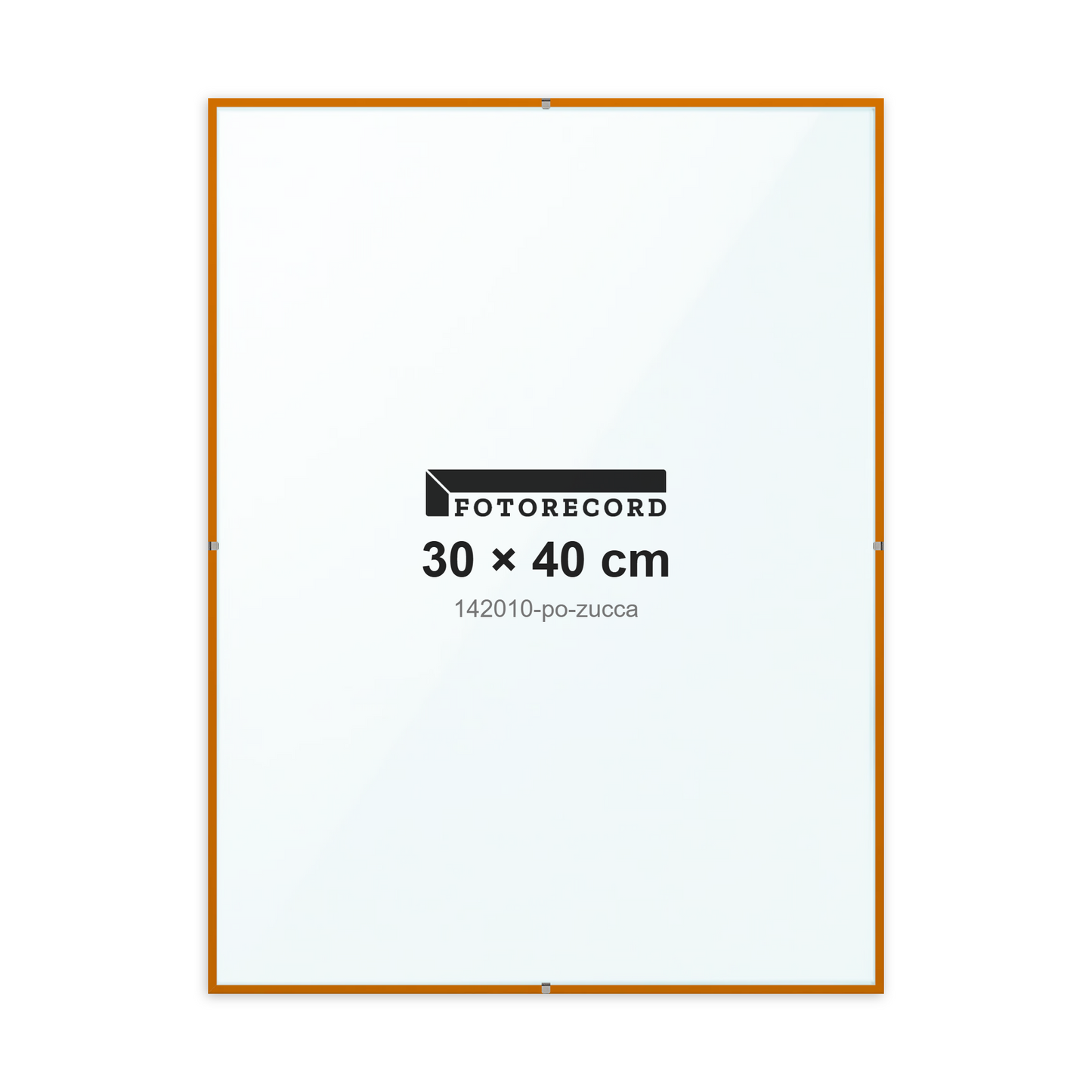 Montatura a giorno 30x40 cm -- Arancione Opaca | 142010-po-zucca