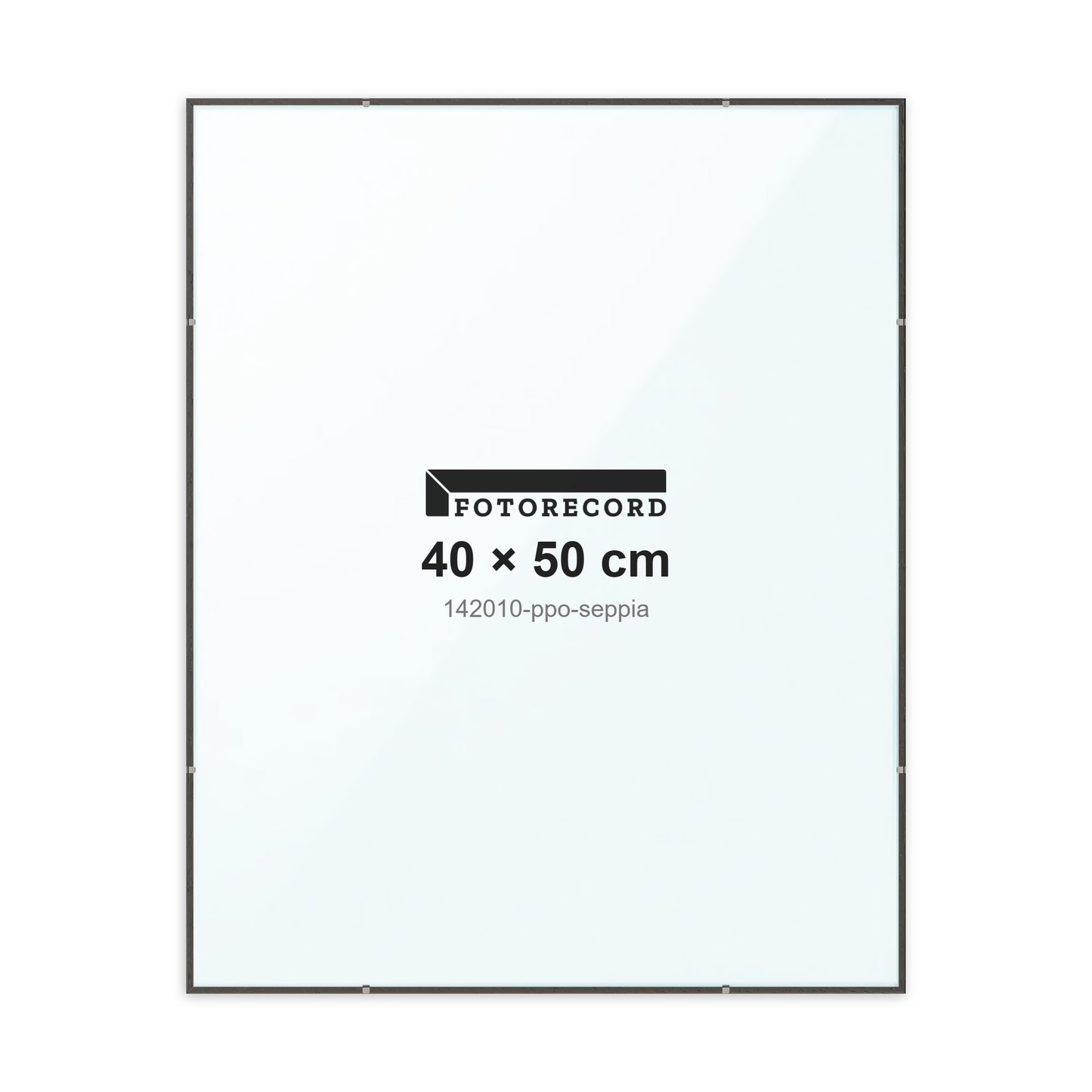 Montatura a giorno 40x50 cm -- Grigio Poro Aperto | 142010-ppo-seppia