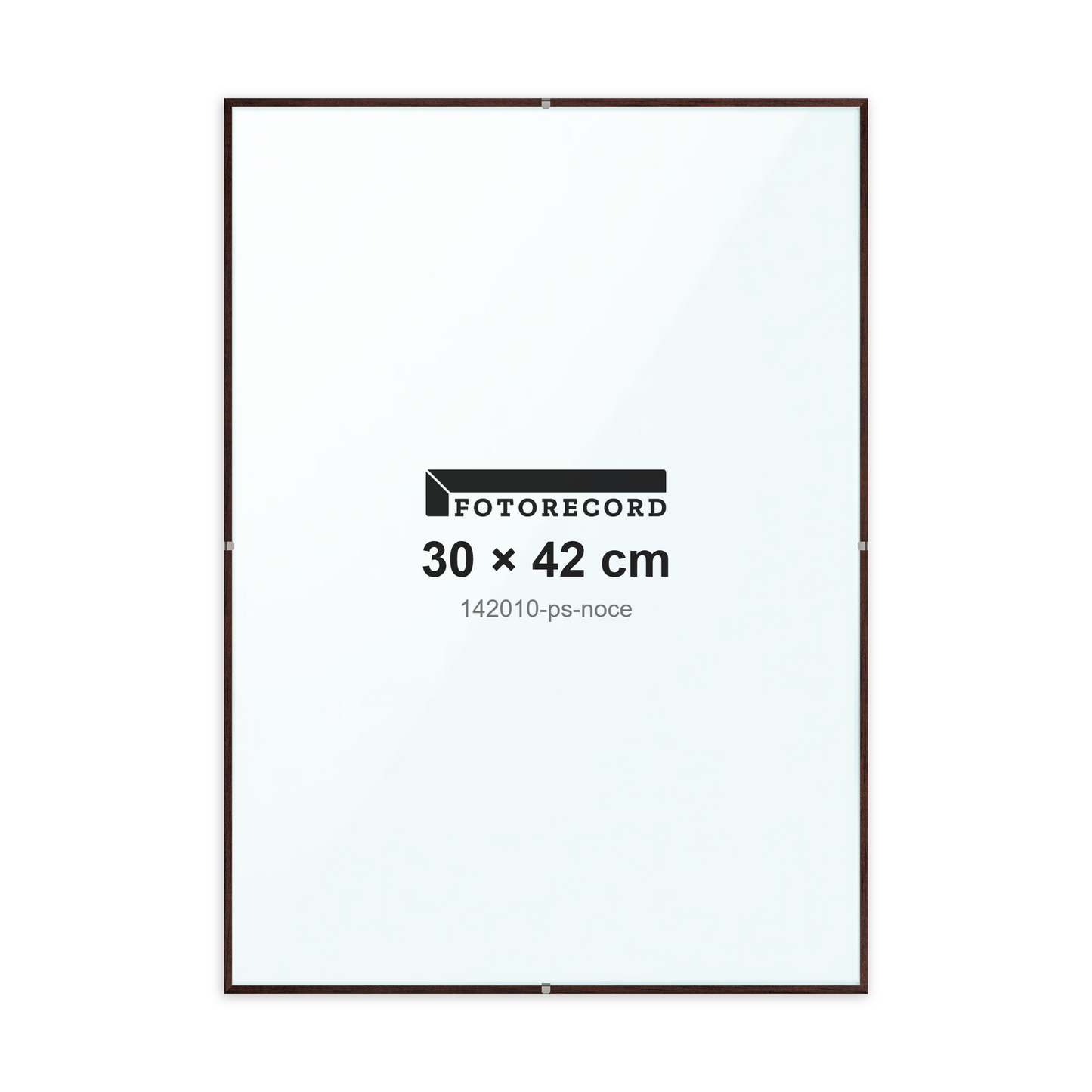 Montatura a giorno 30x42 cm -- Marrone Satinata | 142010-ps-noce