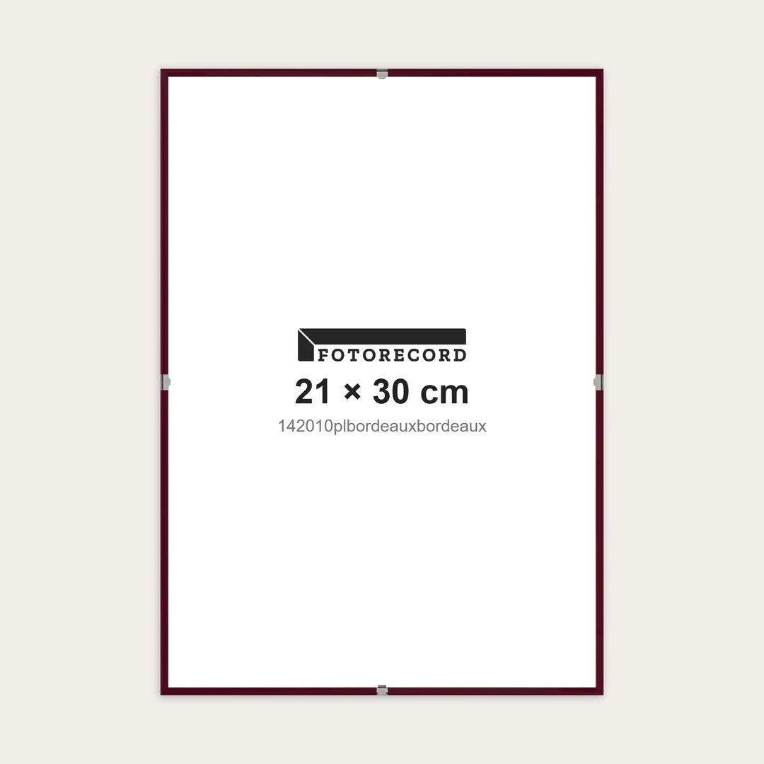 Kit Montatura a Giorno 21x30 cm — Bordeaux Lucido | 142010plbordeauxbordeaux