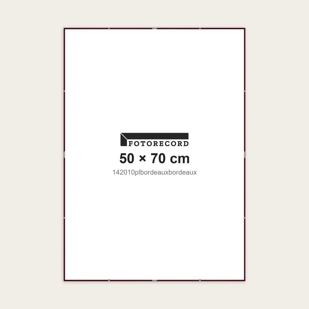 Kit Montatura a Giorno 50x70 cm — Bordeaux Lucido | 142010plbordeauxbordeaux