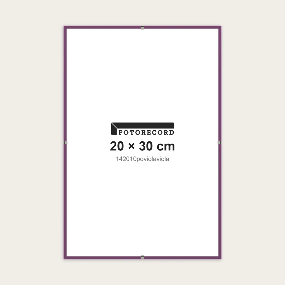 Kit Montatura a Giorno 20x30 cm — Viola Opaco | 142010poviolaviola