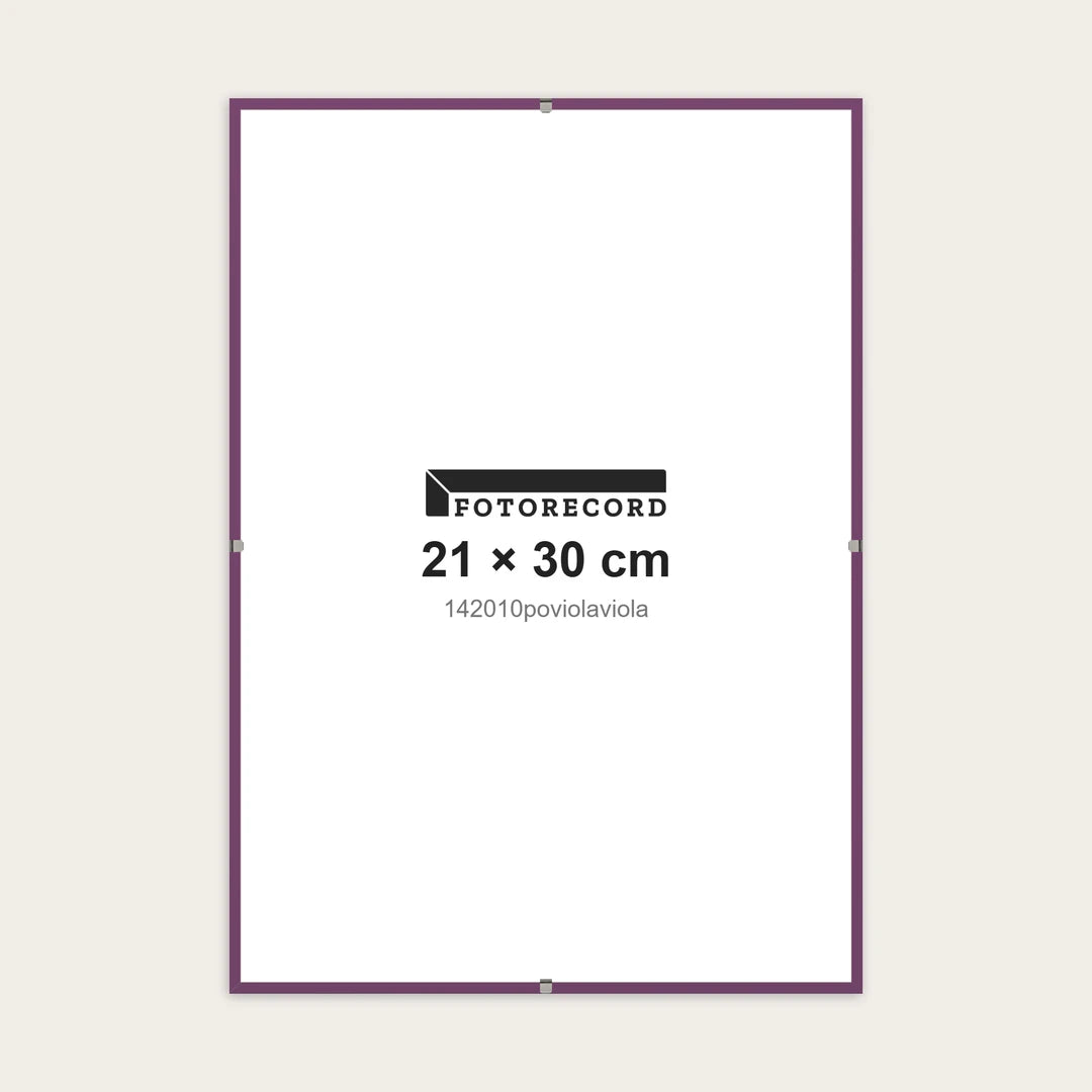 Kit Montatura a Giorno 21x30 cm — Viola Opaco | 142010poviolaviola