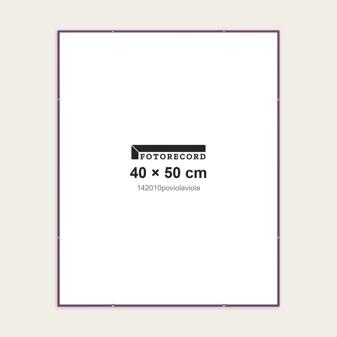 Kit Montatura a Giorno 40x50 cm — Viola Opaco | 142010poviolaviola