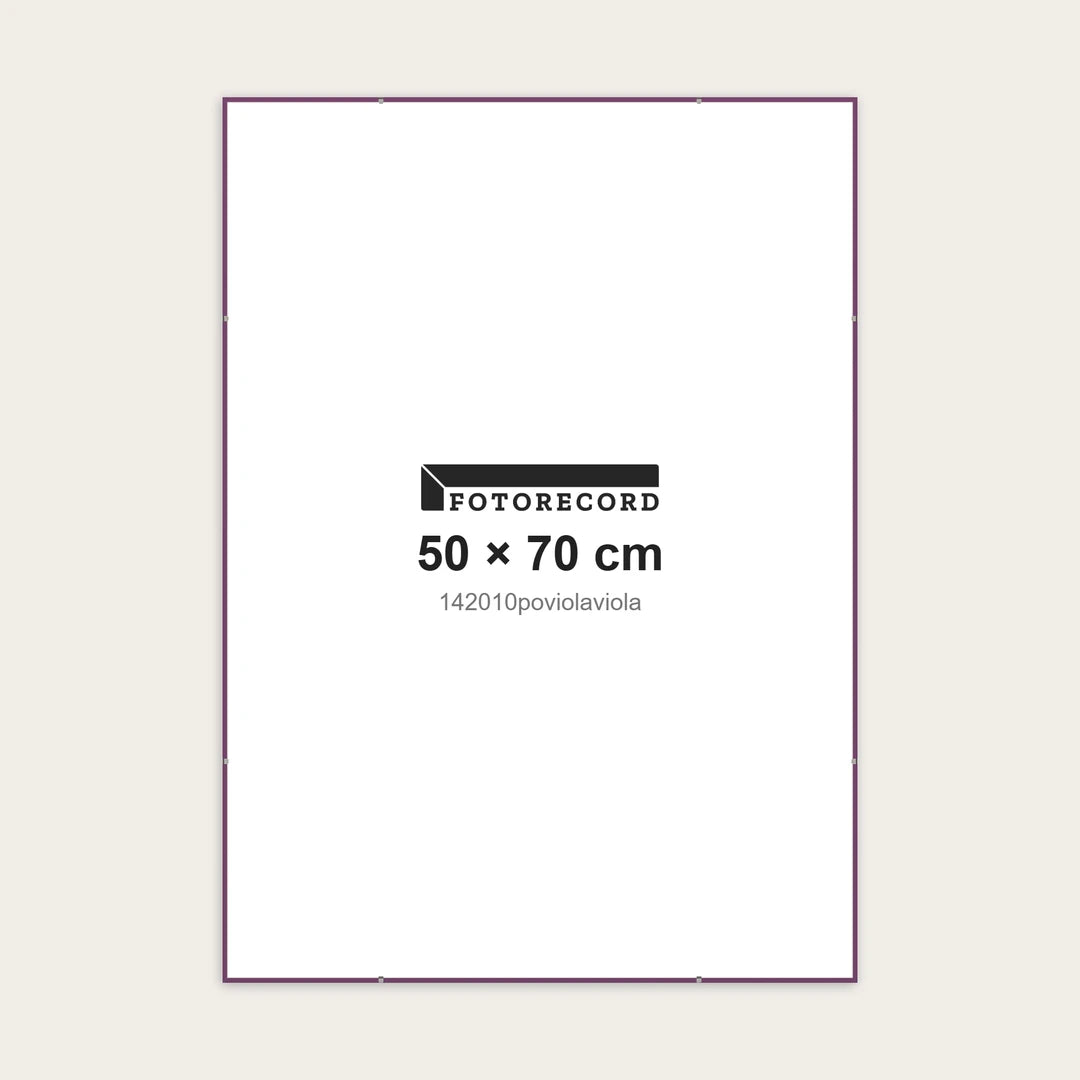 Kit Montatura a Giorno 50x70 cm — Viola Opaco | 142010poviolaviola