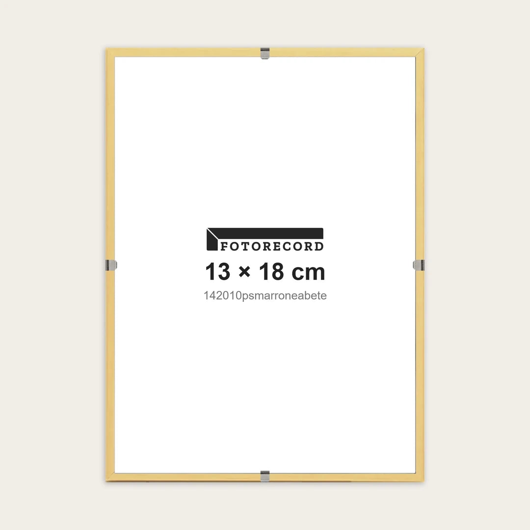 Kit Montatura a Giorno 13x18 cm — Marrone Satinato | 142010psmarroneabete