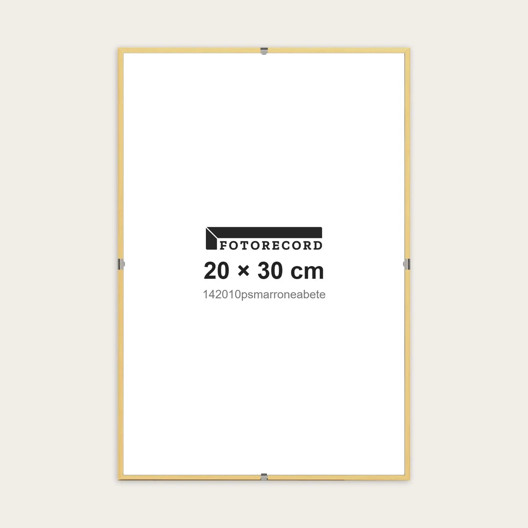 Kit Montatura a Giorno 20x30 cm — Marrone Satinato | 142010psmarroneabete