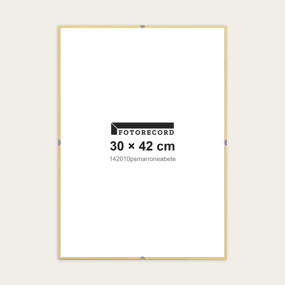 Kit Montatura a Giorno 30x42 cm — Marrone Satinato | 142010psmarroneabete