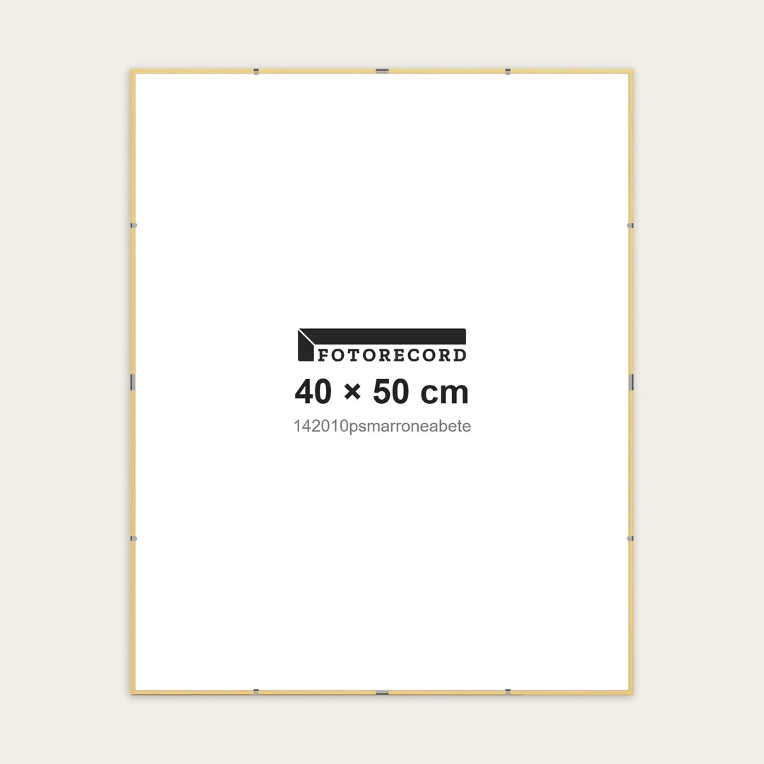 Kit Montatura a Giorno 40x50 cm — Marrone Satinato | 142010psmarroneabete