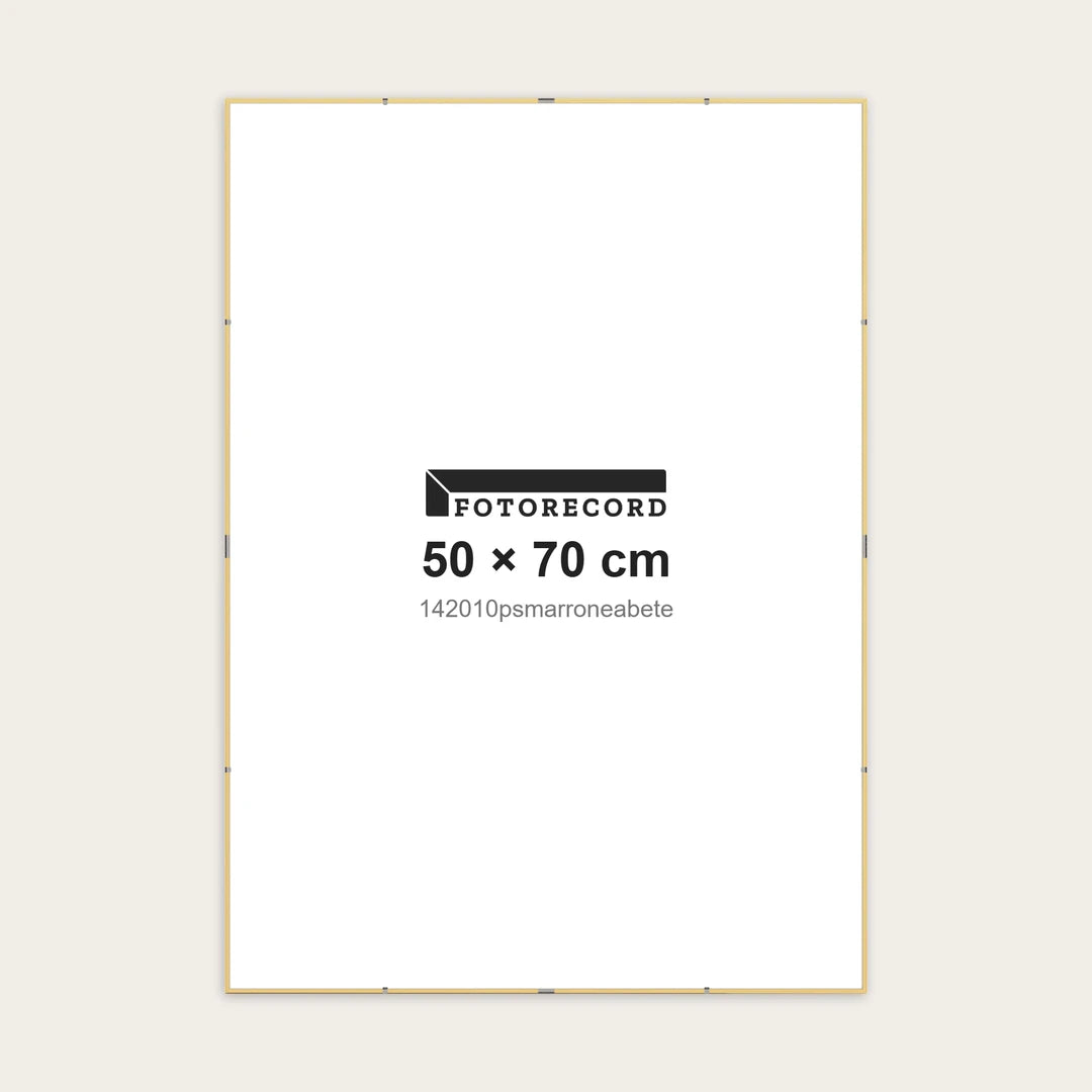 Kit Montatura a Giorno 50x70 cm — Marrone Satinato | 142010psmarroneabete
