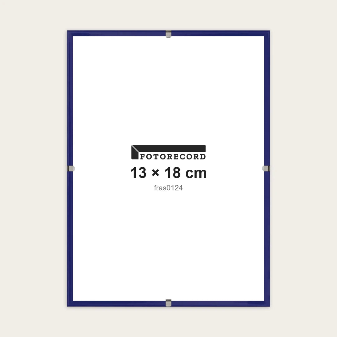 Kit Montatura a Giorno 13x18 cm — Blu Lucido | fras0124