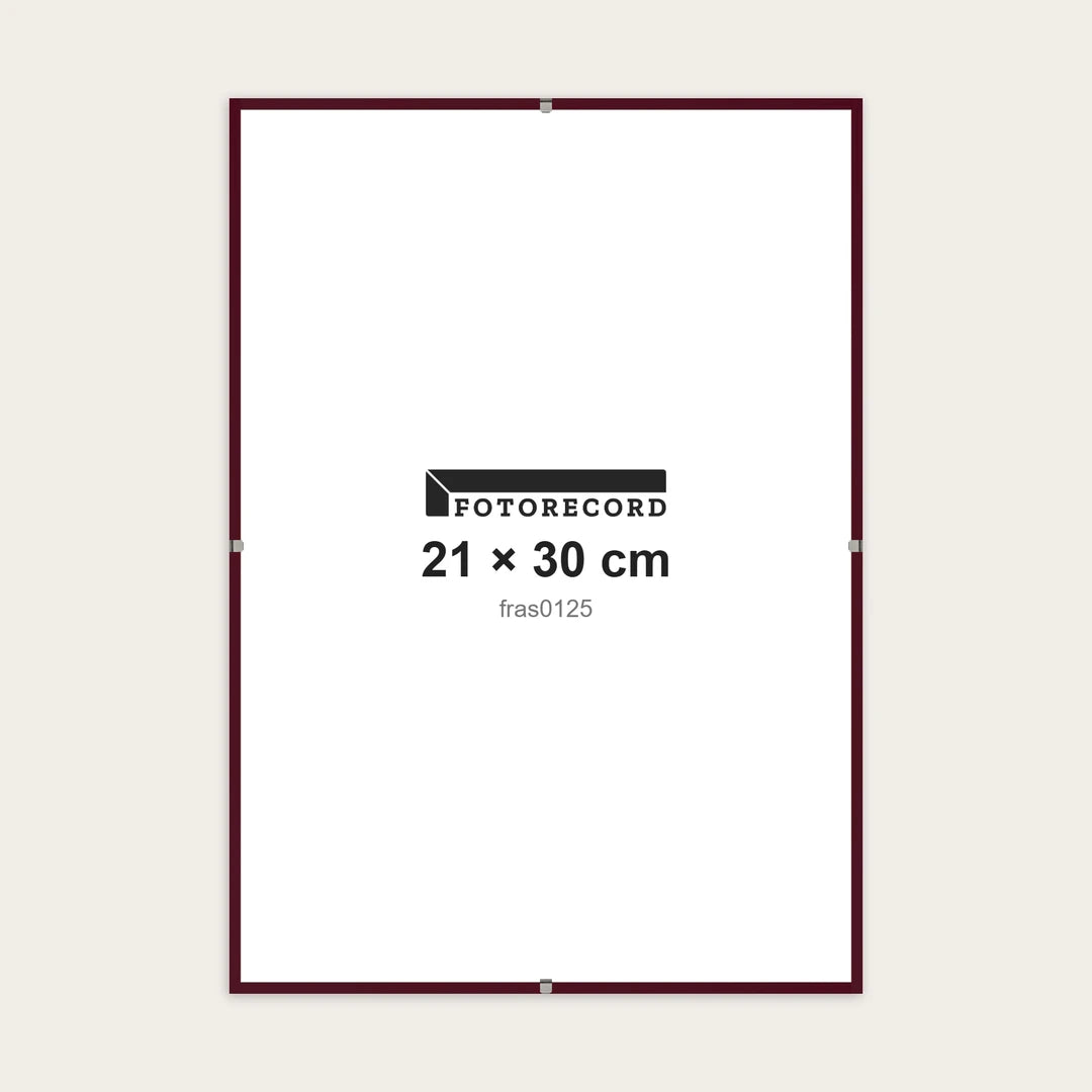 Kit Montatura a Giorno 21x30 cm — Bordeaux Lucido | fras0125