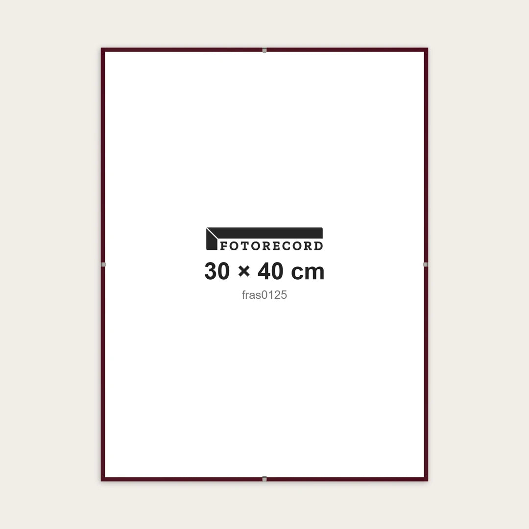 Kit Montatura a Giorno 30x40 cm — Bordeaux Lucido | fras0125