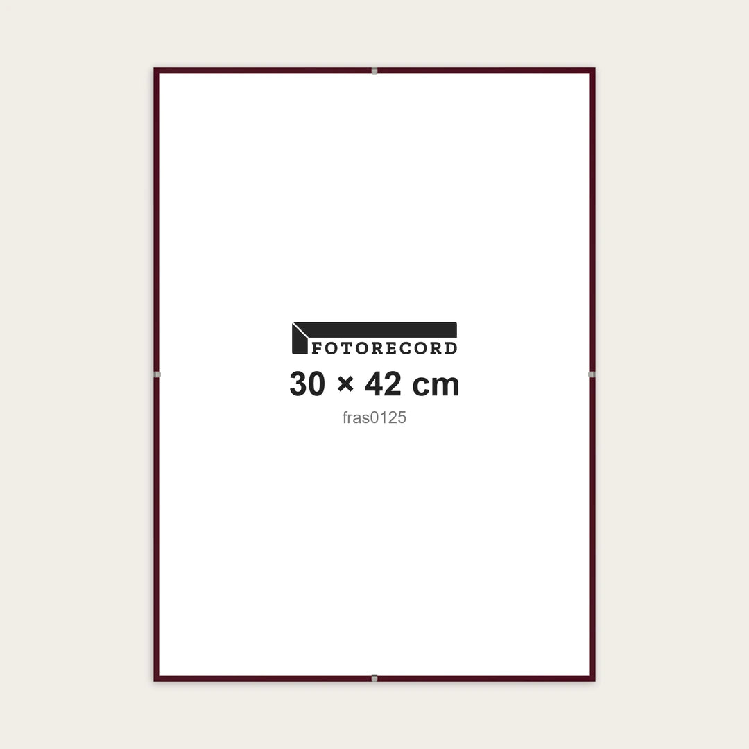 Kit Montatura a Giorno 30x42 cm — Bordeaux Lucido | fras0125
