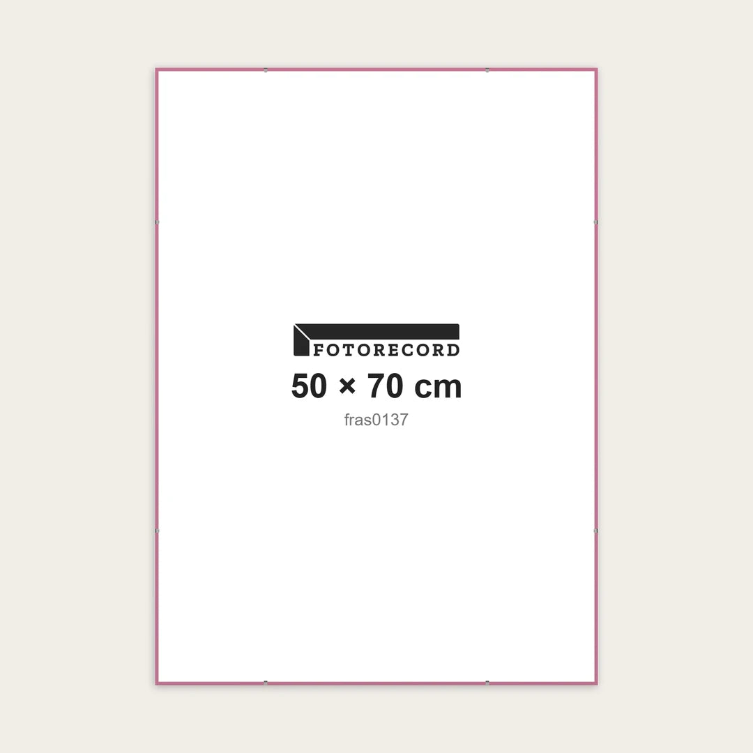 Kit Montatura a Giorno 50x70 cm — Rosa Opaco | fras0137