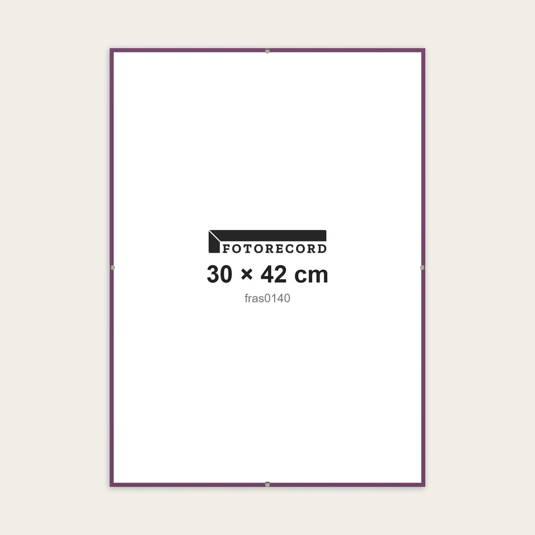 Kit Montatura a Giorno 30x42 cm — Viola Opaco | fras0140