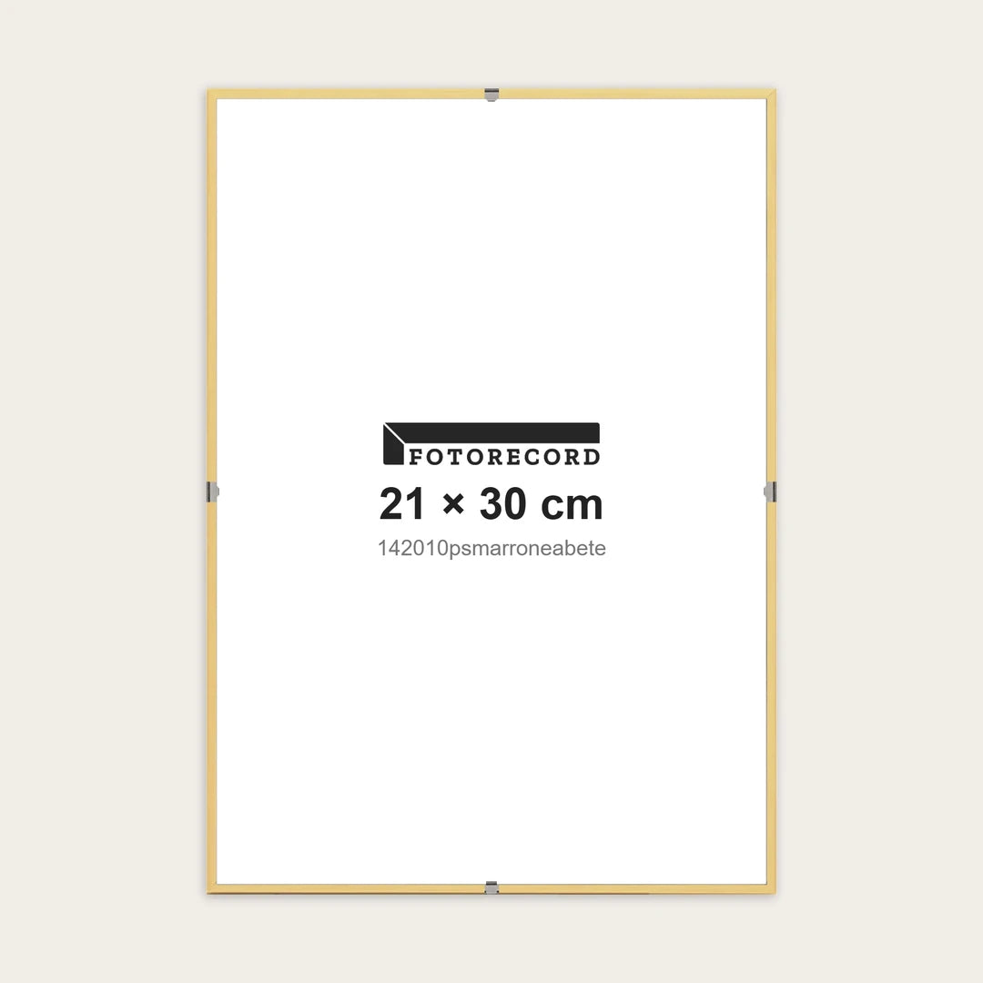 Kit Montatura a Giorno 21x30 cm — Marrone Satinato | fras0154