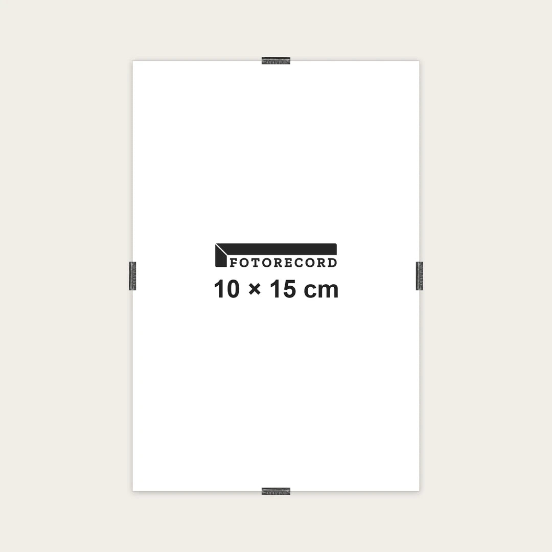 Kit Pannello Solo Vetro 10x15 cm — Fronte Crilex (plexiglass)