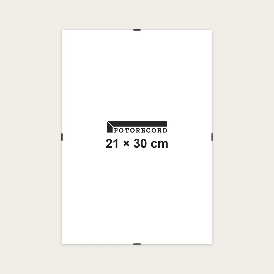 Kit Pannello Solo Vetro 21x30 cm — Fronte Crilex (plexiglass)