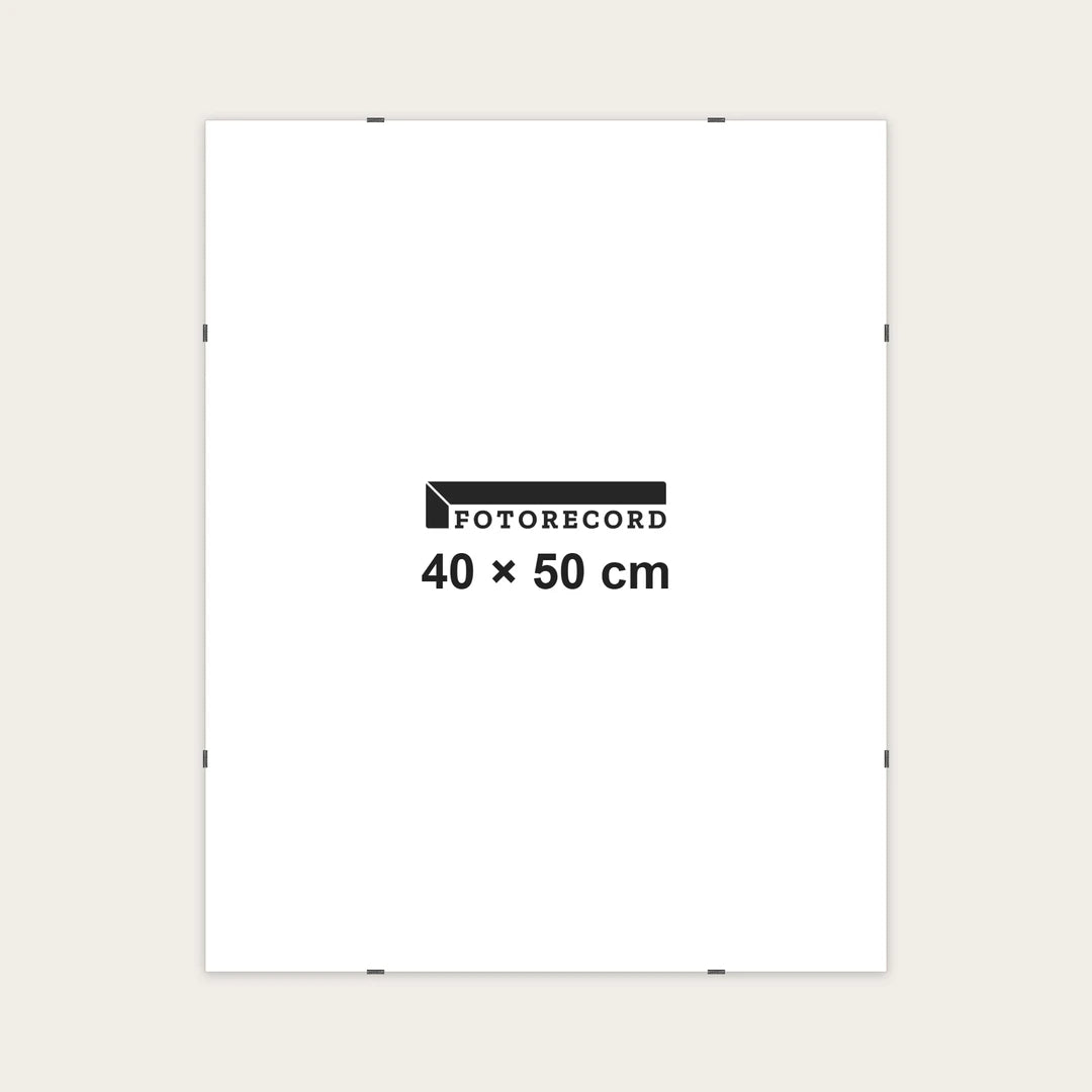 Kit Pannello Solo Vetro 40x50 cm — Fronte Crilex (plexiglass)