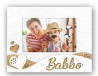 Cornice Papa' Babbo2 Orizzontale 10x15 cm | FRAZ0226