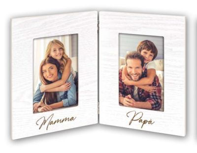 Cornice Mamma e Papà Andrea 2 foto 10x15 cm | FRAZ0190