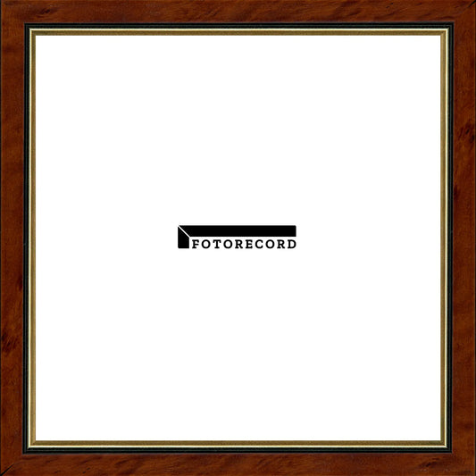Cornice su misura Radica in Legno Satinata, Marrone, Stile Classico | 151510-3-ss-radica