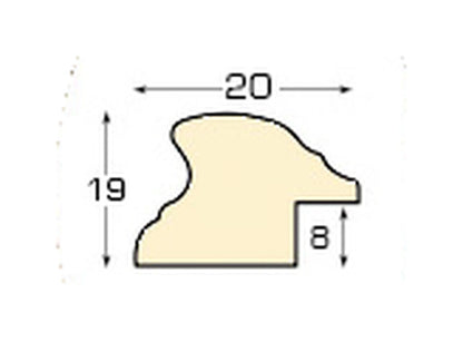Cornice Ovale Oro 7x9 cm - solo cornice